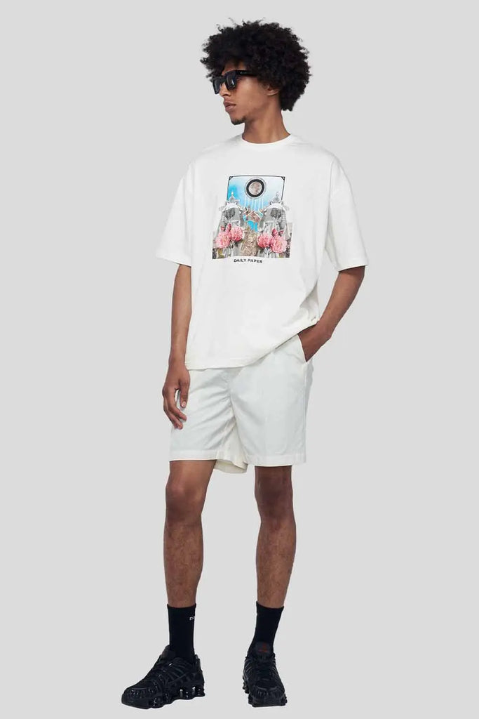 Egret White Palmiro T-Shirt DAILY PAPER
