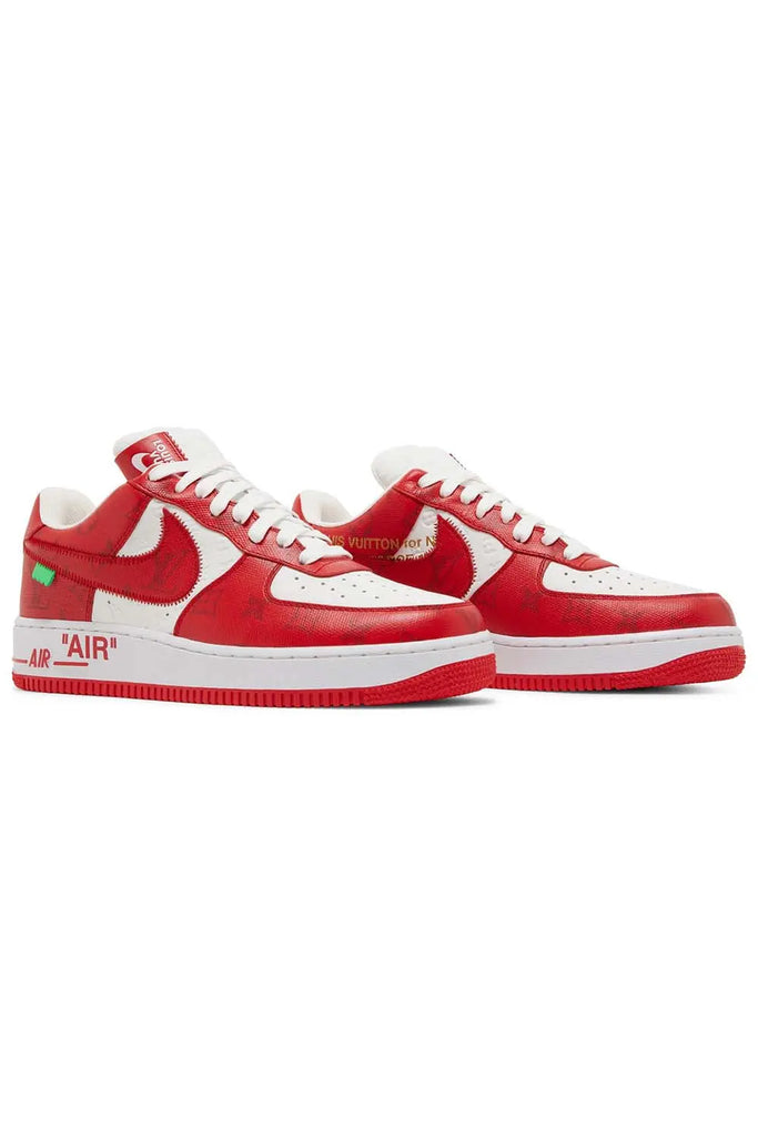 Louis Vuitton x Air Force 1 Low 'White Comet Red' Madkicks