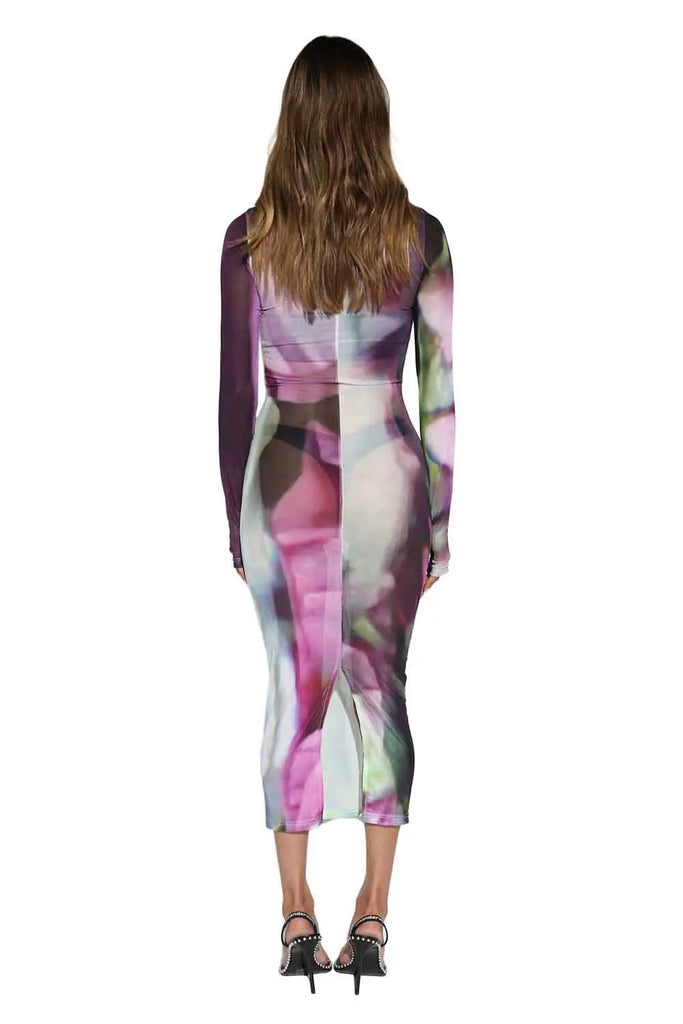 Phoenix Midi Dress By Dyln