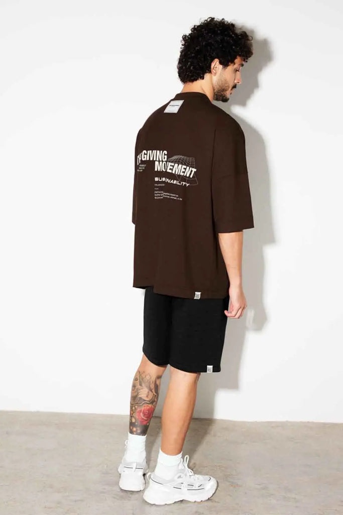 Recycled Exaggerated Sleeve T-Shirt for Unisex The Giving Movement