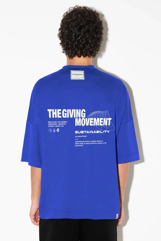 Recycled Exaggerated Sleeve T-Shirt for Unisex The Giving Movement