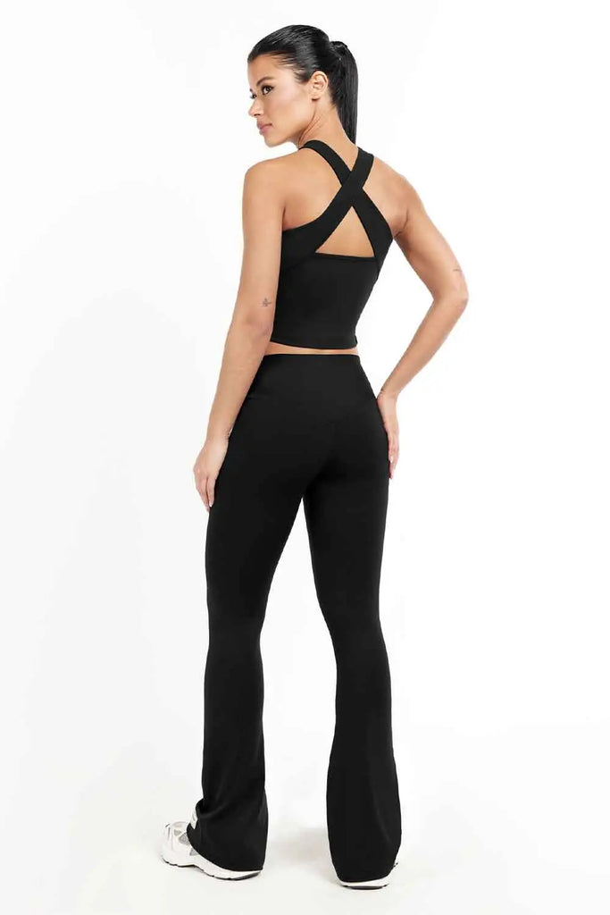 Recycled Flared Legging Regular for Womens The Giving Movement