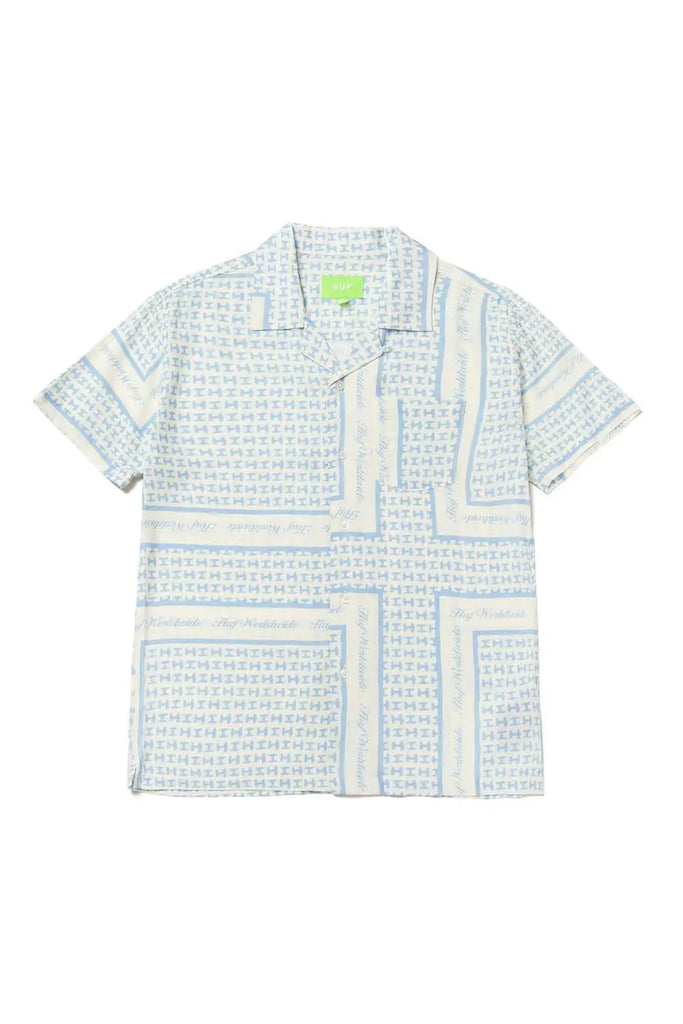 Scarf S/S Resort Top for Mens Huf
