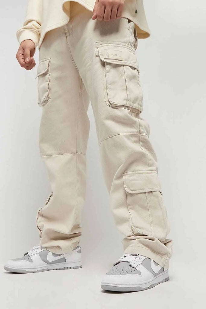 Signature Slim Fit Cargo Sweatpants for Mens Karl Kani