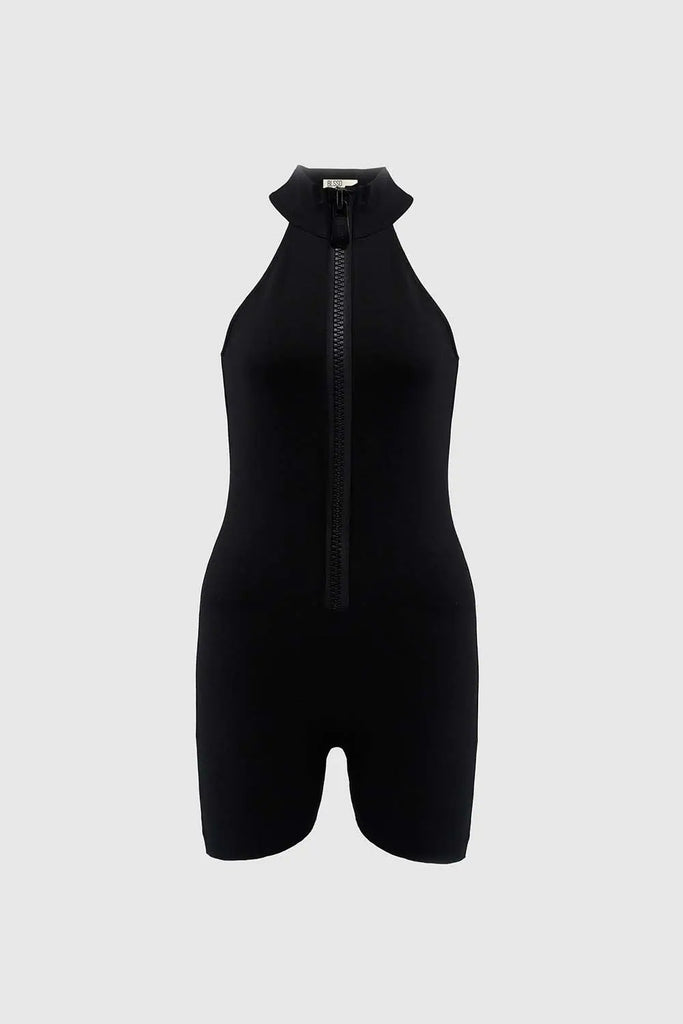 Sleeveless Bodysuit With Signature Front Zip Blssd