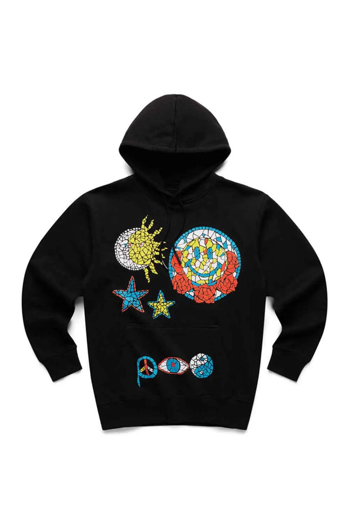 Smiley Market Mosaic Hoodie Market