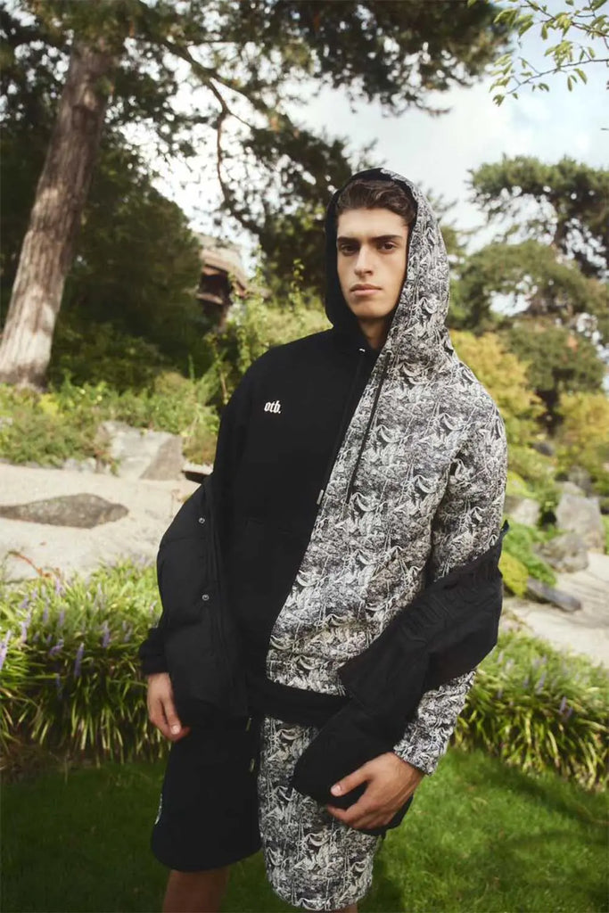 Split Jacquard Hoodie Only the Blind