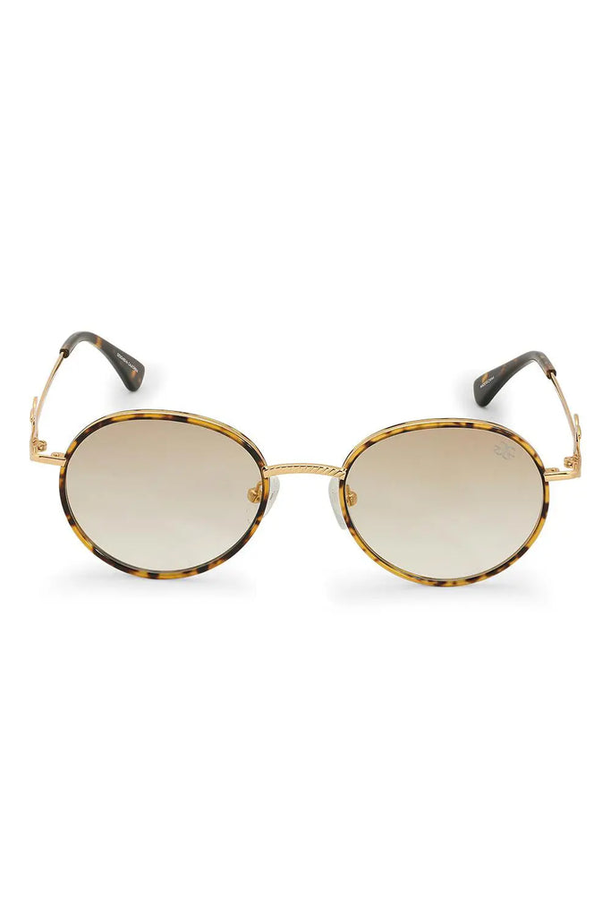 The Iris Sunglasses In Brown Gold Gods