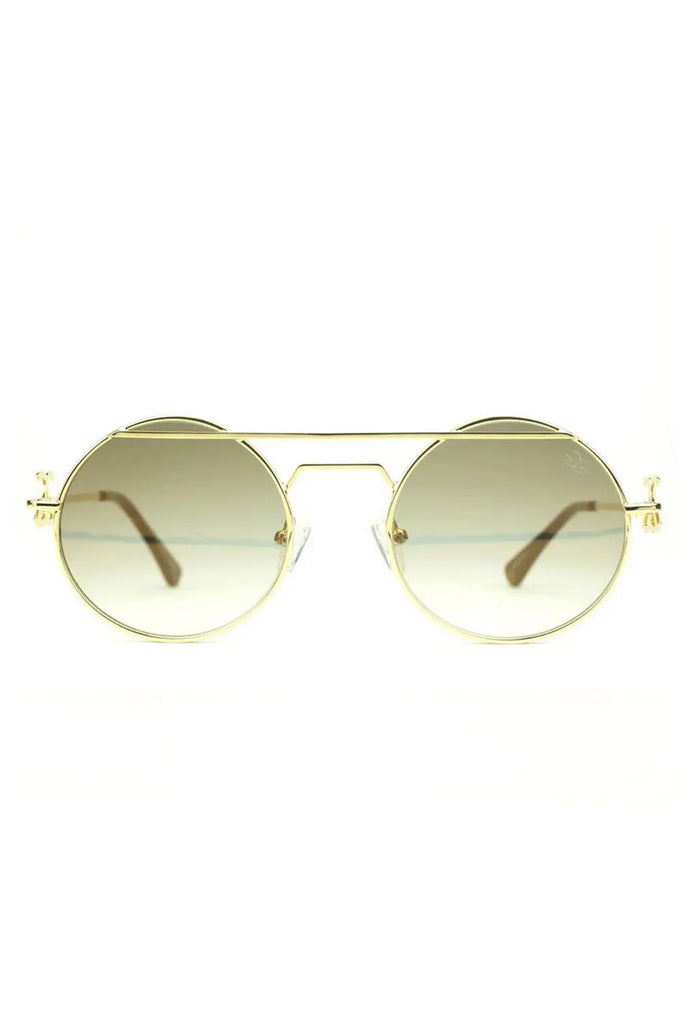 The Luminaries V2 Sunglasses In Brown Gold Gods